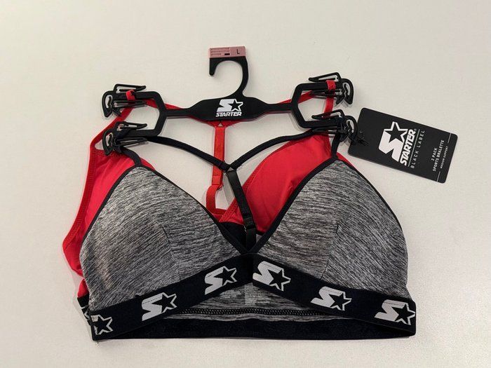 Lot 271: Starter brand womens comfort bra 3 pack size Large
