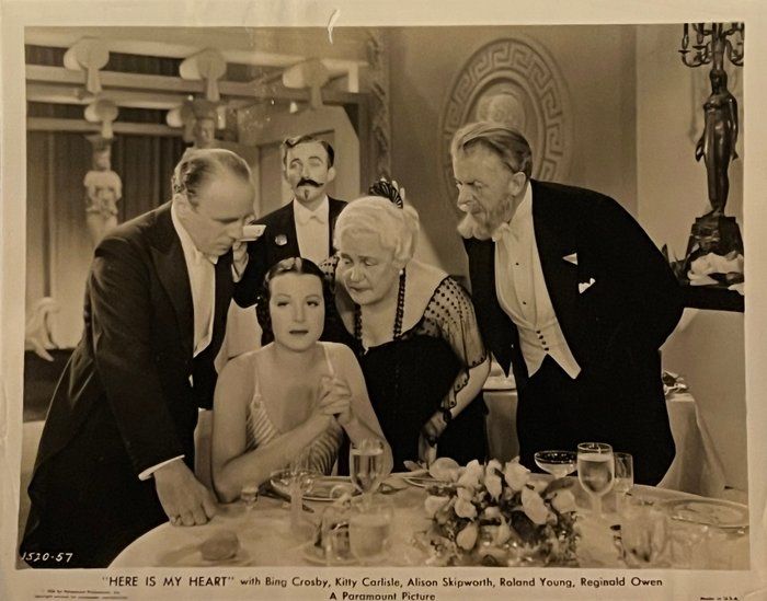 Lot 295: Here is My Heart 1934 Movie Unsigned Photo