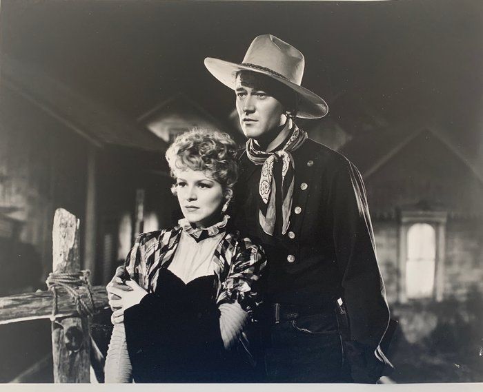 Lot 301: John Wayne 11x14 photo unsigned