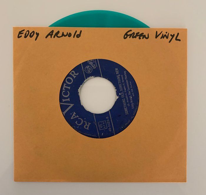 Lot 303: Eddy Arnold "Something Old, Something New" 45 unsigned