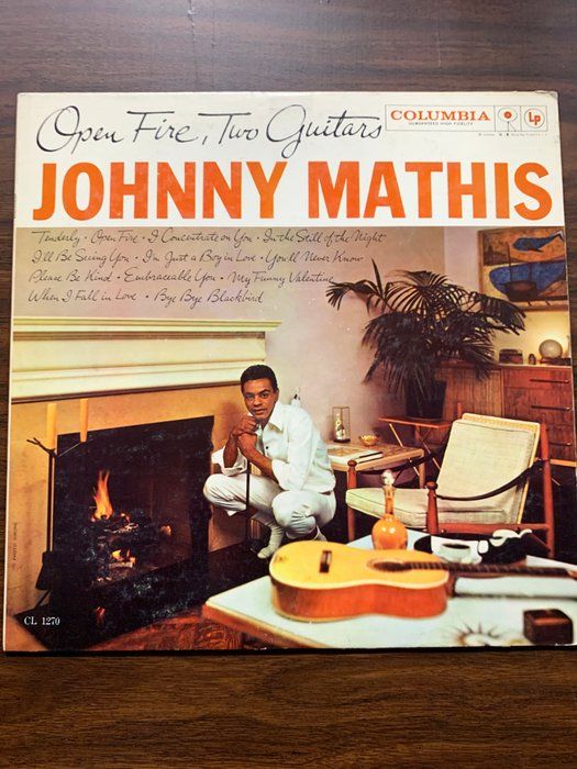 Lot 309: Open Fire, Two Guitars Johnny Mathis Original Album