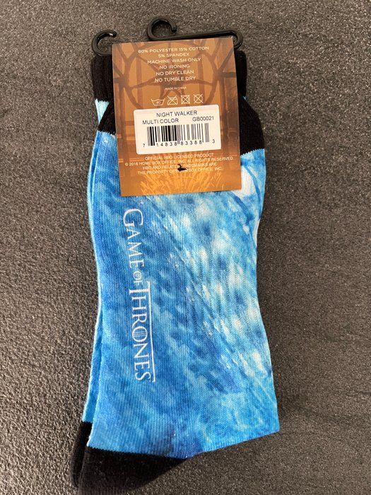 Lot 327: Game of Thrones Night Walker HBO Licensed Novelty Socks