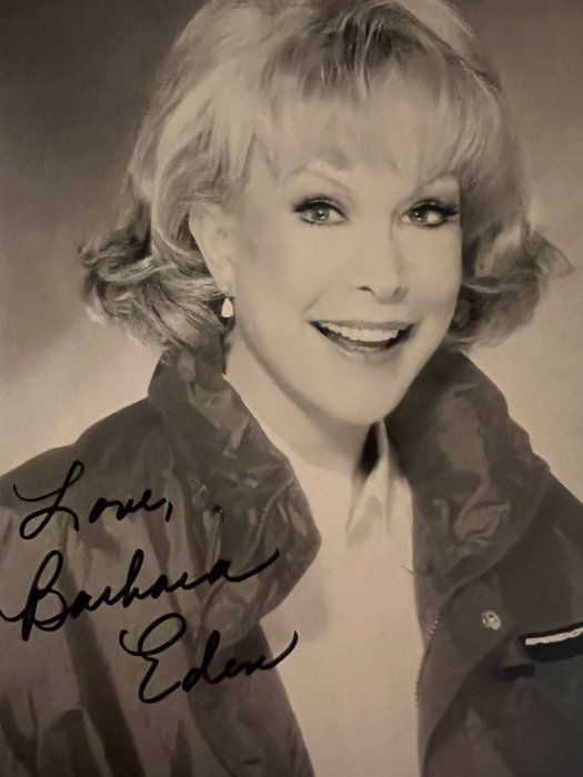 Lot 330: Barbara Eden facsimile signed photo. 5x7 inches