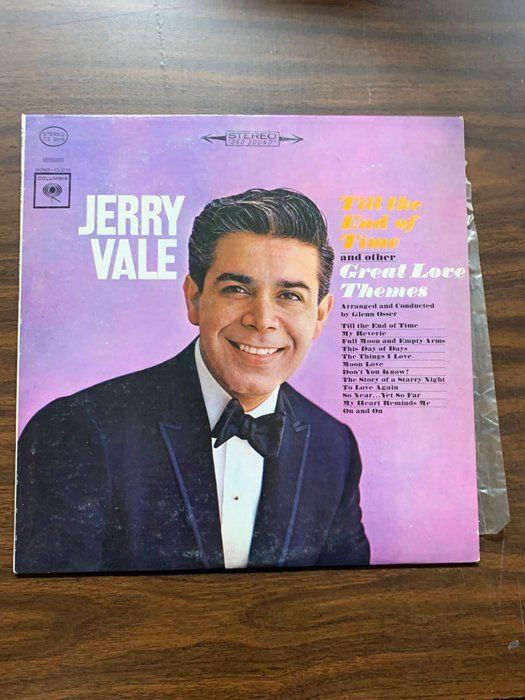 Lot 343: Jerry Vale ‎– Till The End Of Time Album