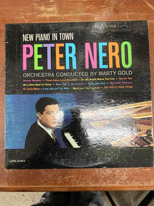 Lot 349: Peter Nero, Marty Gold ‎New Piano In Town Album