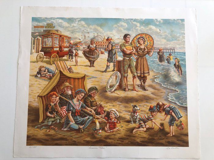 Lot 377: Lee Dubin Hand Signed Summertime Print