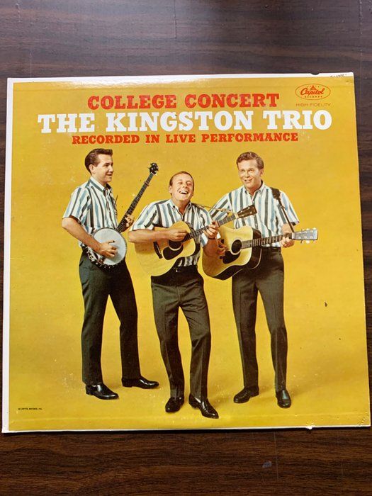 Lot 417: The Kingston Trio ‎– College Concert – Album