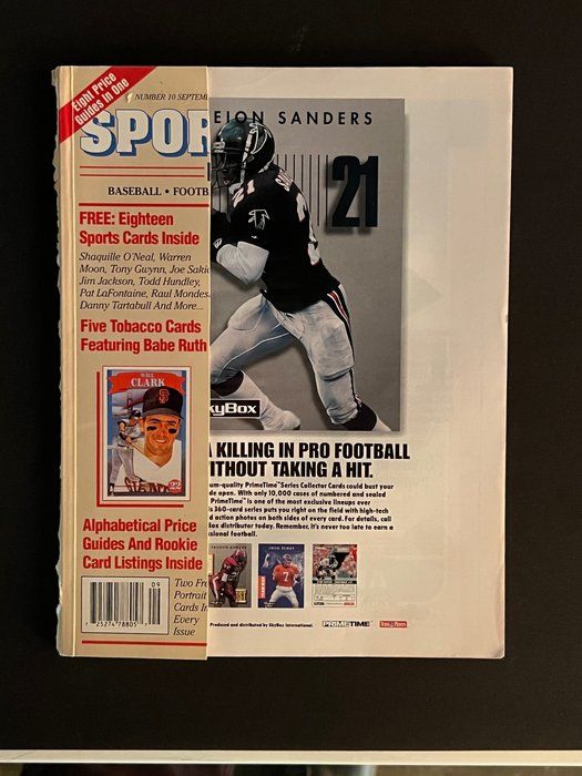 Lot 448: September 1992 Sports Card News Magazine