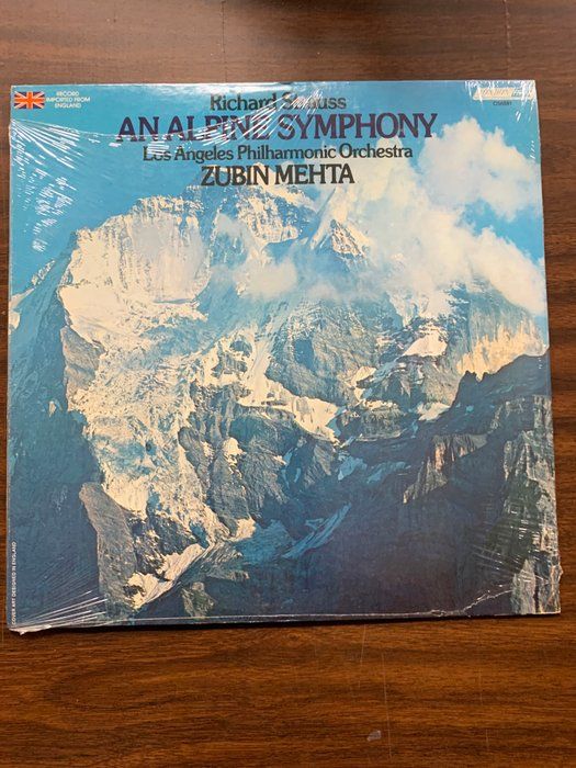 Lot 452: Richard Strauss - Los Angeles Philharmonic Orchestra, Zubin Mehta ‎– An Alpine Symphony – Album