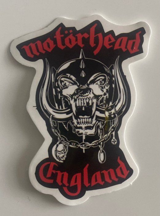 Lot 461: Motörhead England sticker
