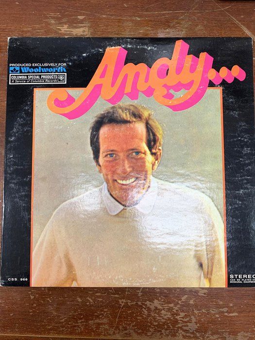 Lot 478: Andy... Andy Williams Album
