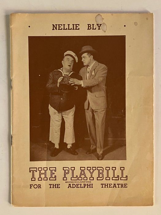 Lot 492: 1946 Musical Comedy Nellie Bly Playbill for The Adelphi Theatre