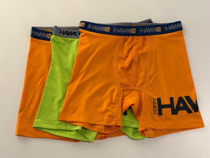 Lot 503: Boys 3 pack size 10/12 Tony Hawk Boxer Briefs. Medium. New without tags.