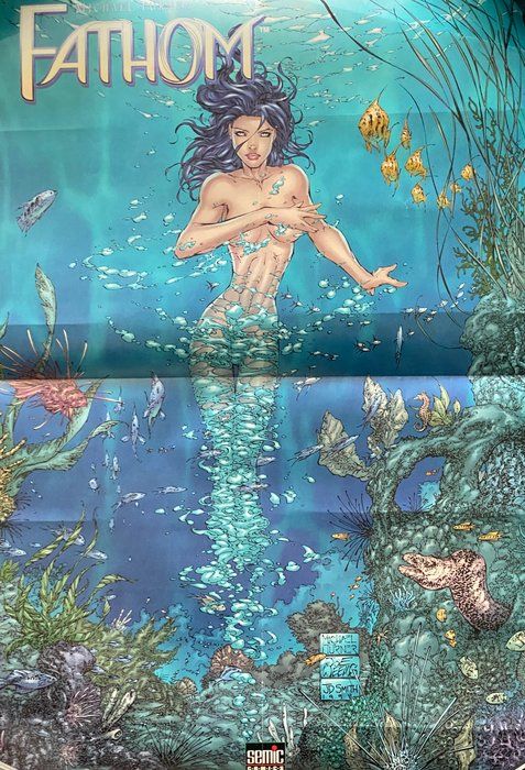 Lot 504: Michael Turner's Fathom poster