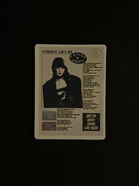 Lot 515: Taylor Swift Sticker