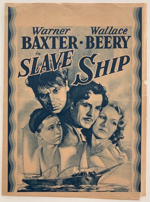 Lot 541: Slave Ship unsigned promo flier