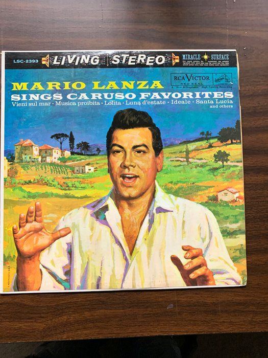 Lot 566: Mario Lanza ‎– Mario Lanza Sings Caruso Favorites – Album