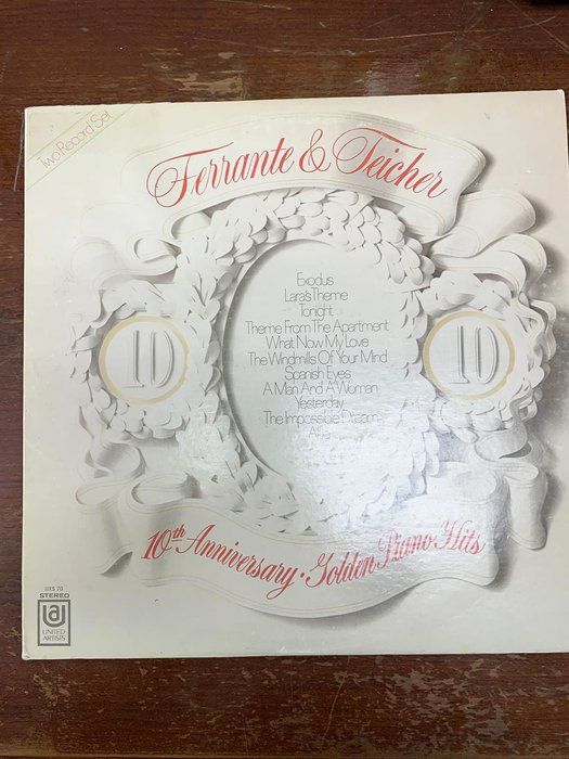 Lot 608: Ferrante & Teicher ‎– 10th Anniversary Of Golden Piano Hits – Album