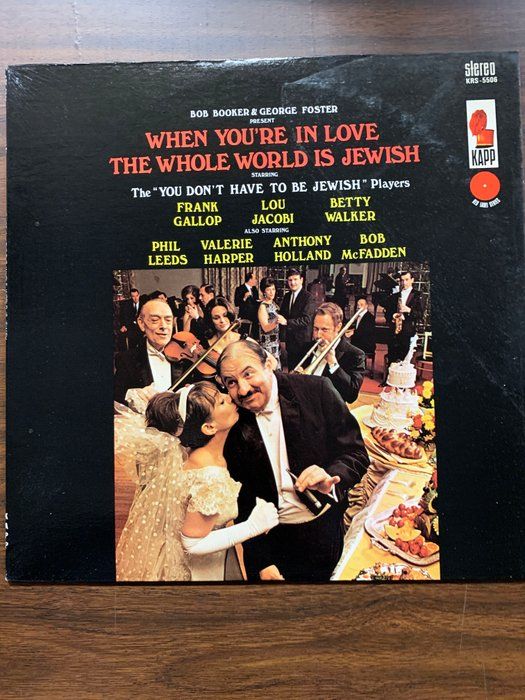 Lot 703: Bob Booker & George Foster  When You're In Love The Whole World Is Jewish Album