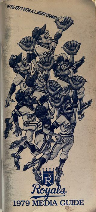 Lot 708: 1979 Royals Media guide. 4x9 inches