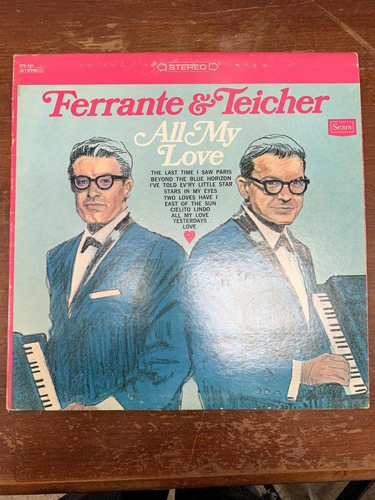 Lot 731: Ferrante & Teicher ‎– All My Love – Album