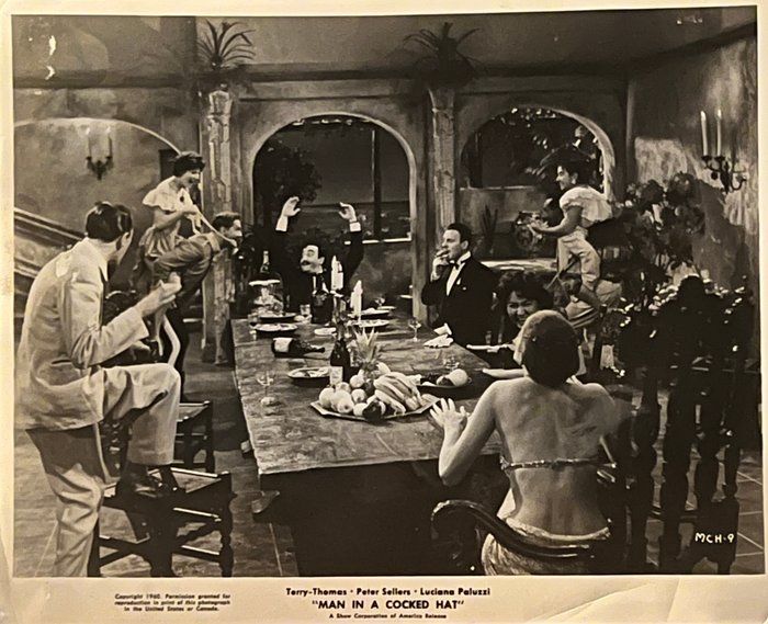 Lot 736: Peter Sellers in Man in a Cocked Hat 1960 Vintage Movie Photo