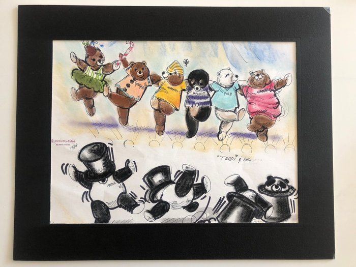 Lot 743: McCarthy-Eaton Original Teddi & Me Art - 1984