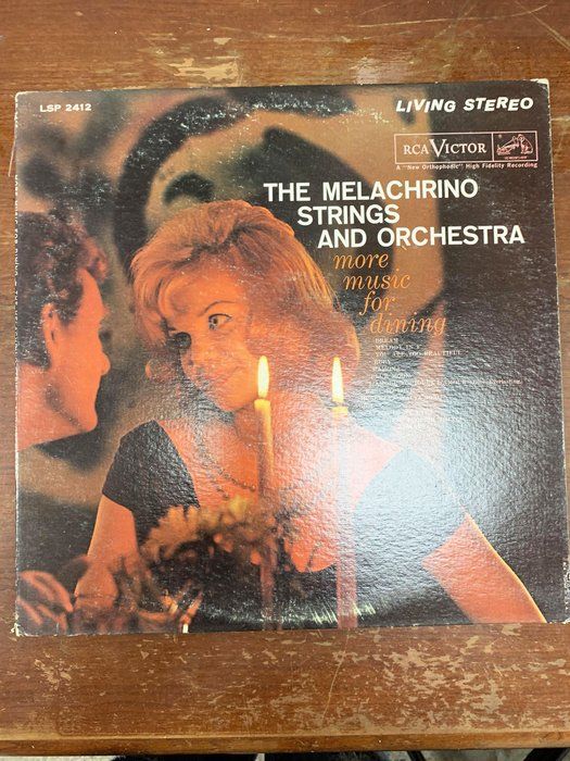 Lot 769: The Melachrino Strings And Orchestra ‎– More Music For Dining Album