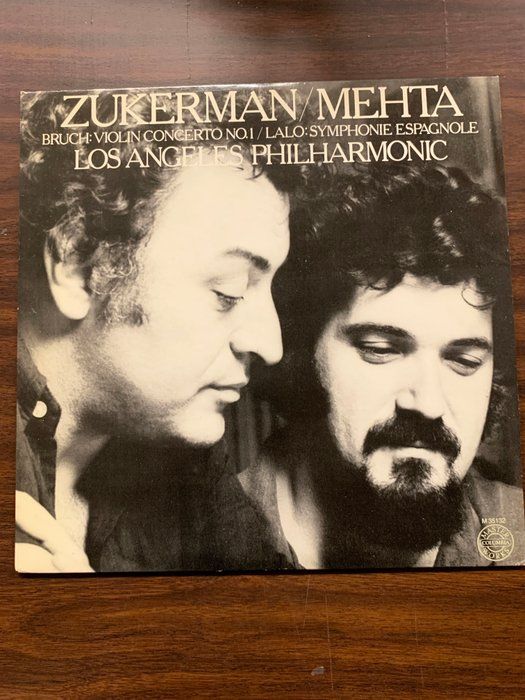 Lot 774: Zukerman / Mehta, Los Angeles Philharmonic - Bruch / Lalo ‎– Violin Concerto No. 1 / Symphonie Espagnole Album