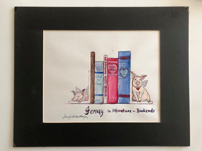 Lot 792: Fenway in Literature Original Art - All Heart Designs