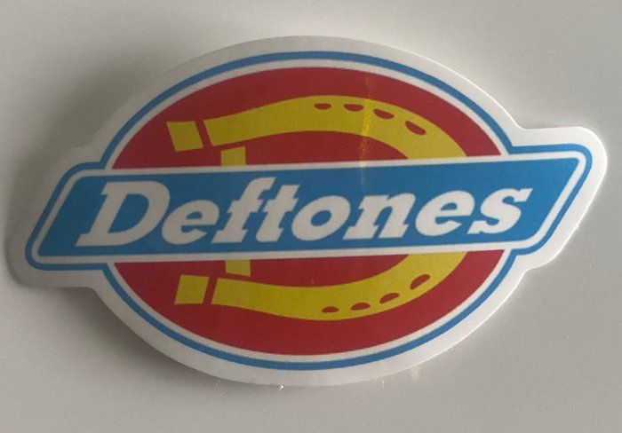 Lot 804: Deftones work wear sticker