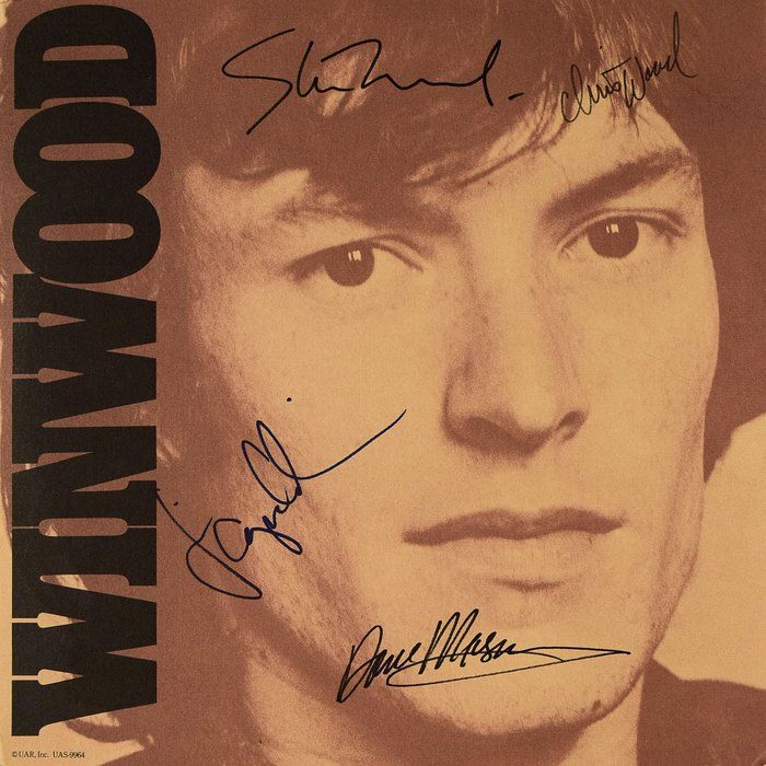 Lot 9: Steve Winwood signed debut album Winwood