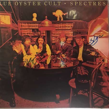 Lot 26: Blue Oyster Cult Spectres band signed album