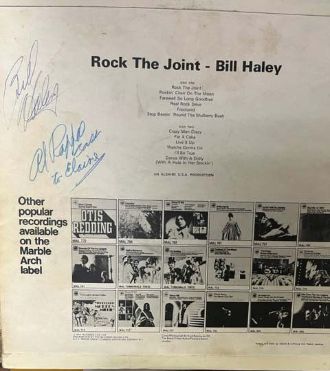 Lot 27: Bill Haley and the Comets signed album