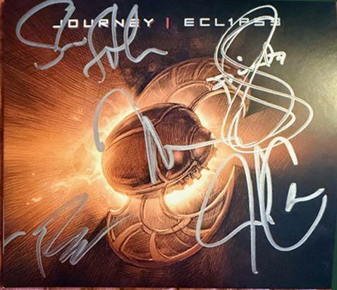 Lot 61: Journey band signed Eclipse CD