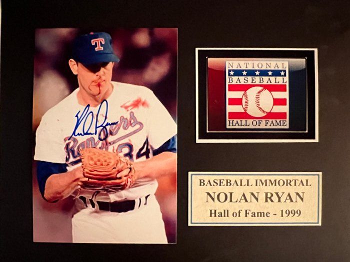 Lot 75: Nolan Ryan signed photo