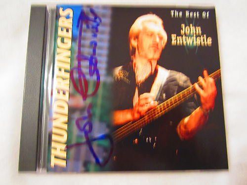Lot 85: The Who John Entwistle Thunderfingers signed CD