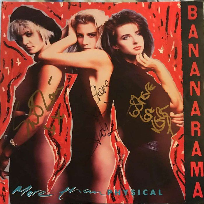 Lot 86: Bananarama More than physical band signed album