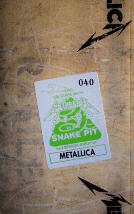 Lot 96: Metallica signed tour book