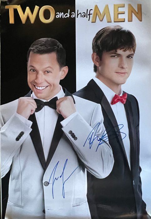 Lot 102: Two and a Half Men signed TV poster