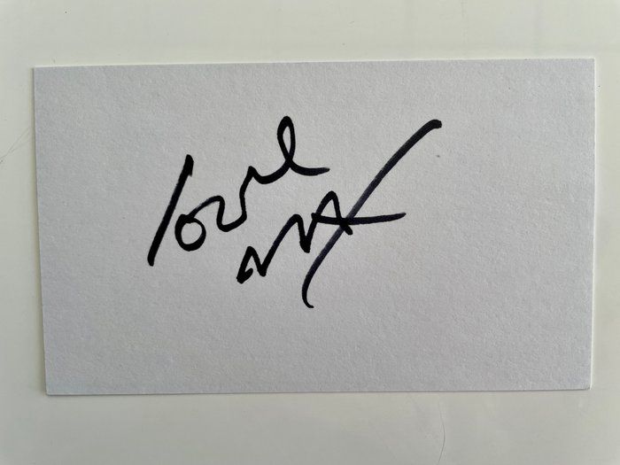 Lot 120: Peter Max signed cut