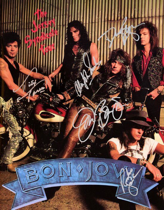 Lot 134: Bon Jovi signed The Jersey Syndicate Tour Book