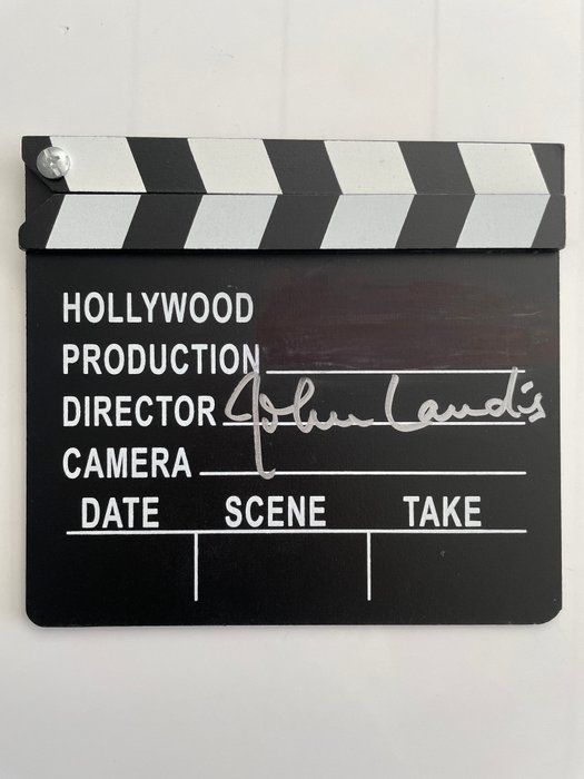 Lot 157: Trading Places Director John Landis signed movie clapperboard