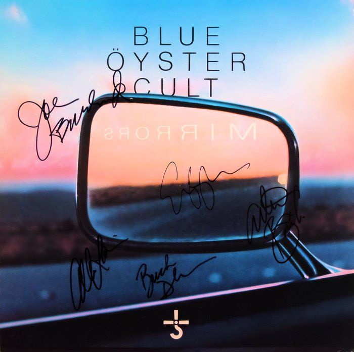 Lot 160: Blue Oyster Cult signed Mirrors album