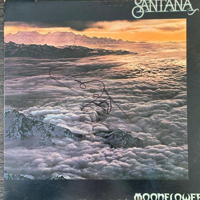 Lot 161: Santana Moonflower signed album