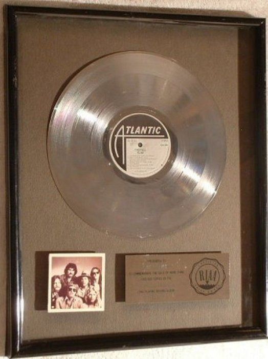 Lot 169: Firefall Platinum Floater Record Award