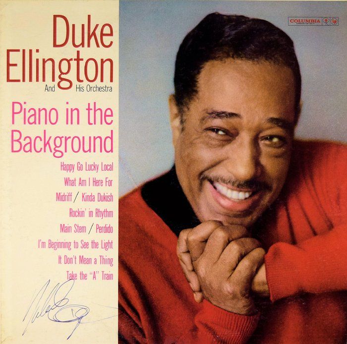 Lot 179: Duke Ellington signed Piano In The Background album