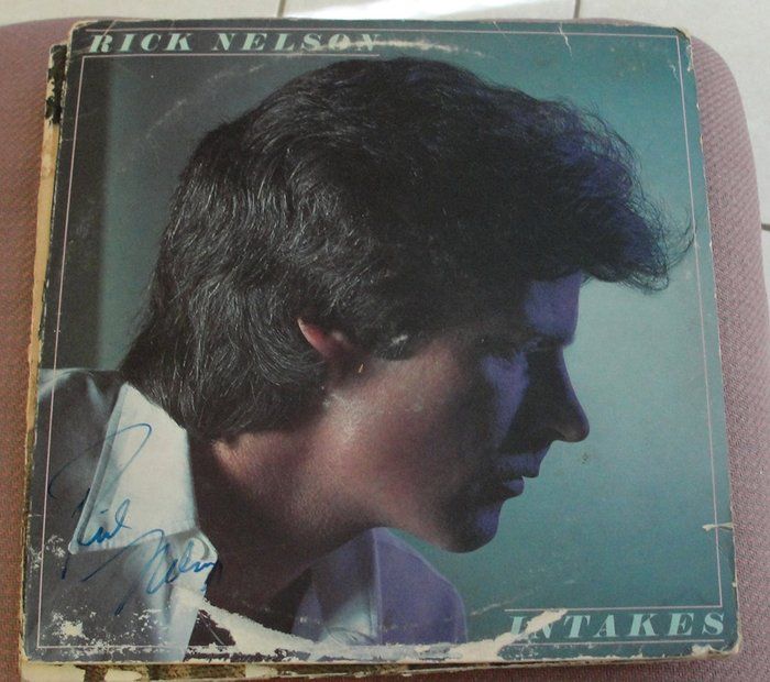 Lot 204: Rick Nelson signed Intakes album