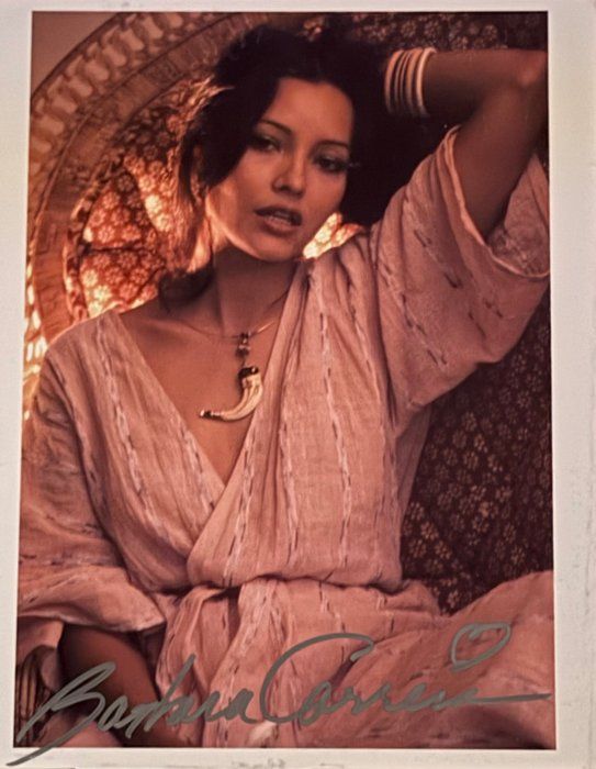 Lot 235: Bond Girl Barbara Carrera signed photo
