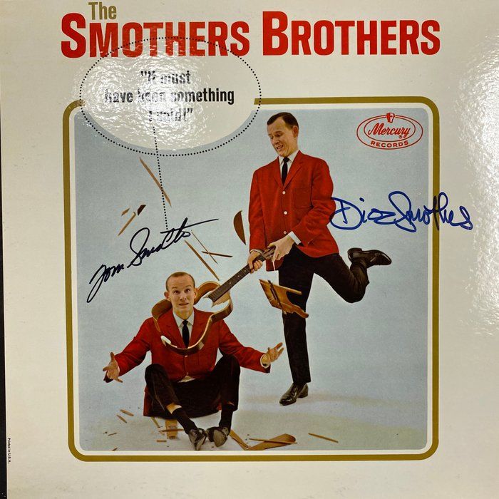 Lot 260: The Smothers Brothers It Must Have Been Something I Said signed album